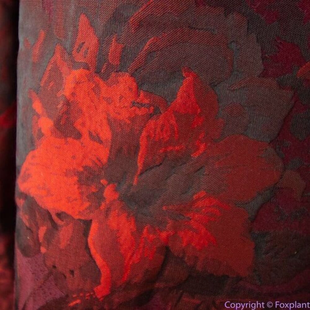 NEW White House Black Market Red Floral-Jacquard Fit-And-Flare Dress - Picture 8 of 16